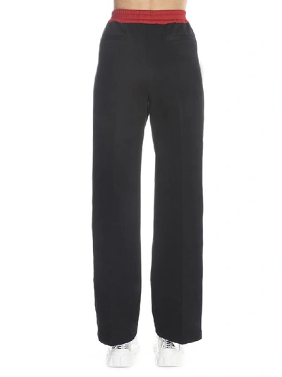 Shop Miu Miu Track Sweatpants In Black