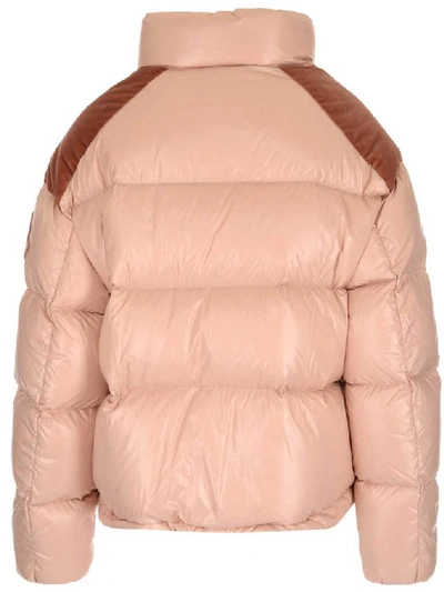 Shop Moncler Chouette Padded Jacket In Pink