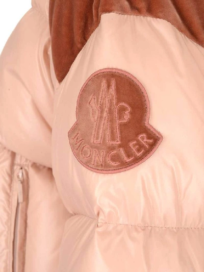 Shop Moncler Chouette Padded Jacket In Pink