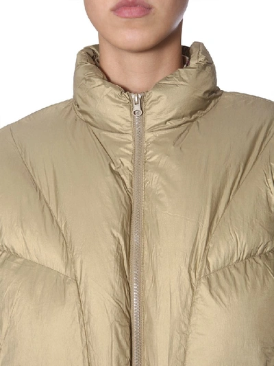 Shop Isabel Marant Étoile Kristen Down Jacket In Beige