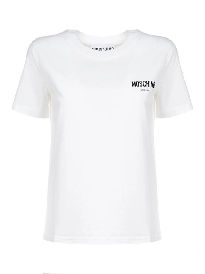 Shop Moschino Logo Crewneck T In White