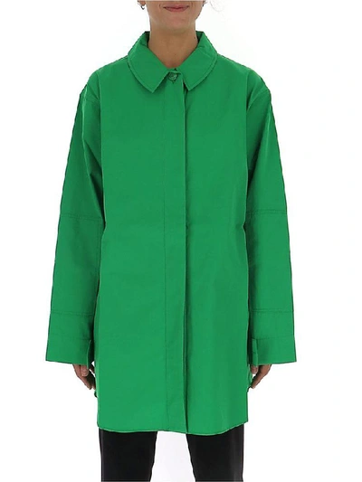 Shop Jacquemus La Chemise Loya Shirt In Green