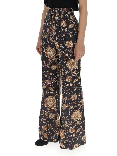 Shop Zimmermann Veneto Flare Pants In Multi