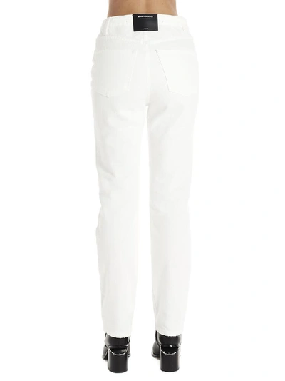 Shop Alexander Wang X Denim Cult Flip Straight Leg Jeans In White