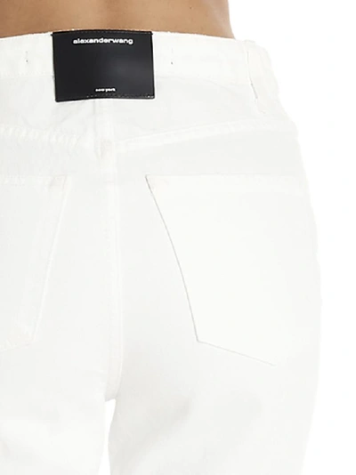 Shop Alexander Wang X Denim Cult Flip Straight Leg Jeans In White