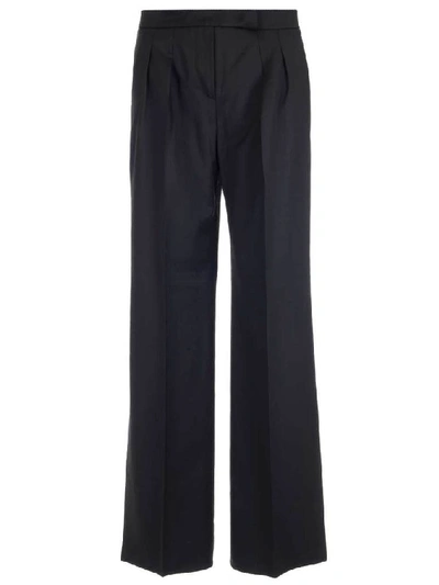 Shop Max Mara Wide Leg Pants In Black