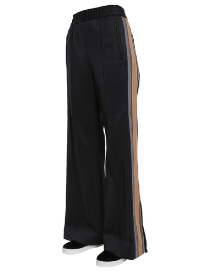 Shop Marc Jacobs Runaway Stripe Detail Track Pants In Black