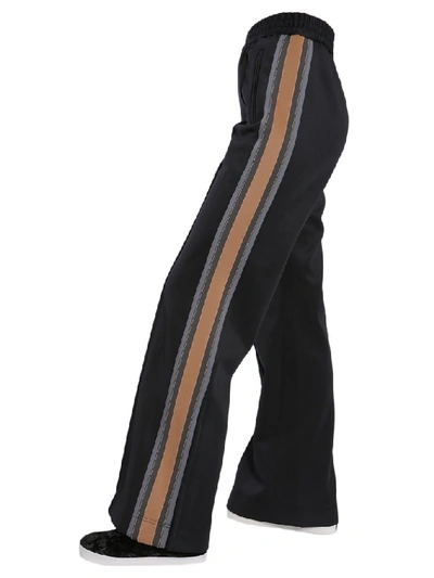 Shop Marc Jacobs Runaway Stripe Detail Track Pants In Black