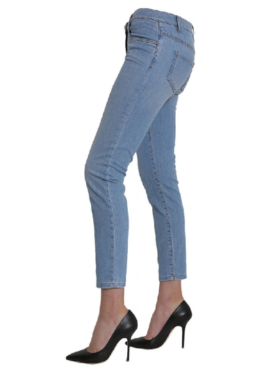 Shop Boutique Moschino Classic Skinny Jeans In Denim