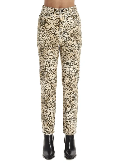 Shop Alexander Wang X Denim Cheetah Printed Jeans In Multi