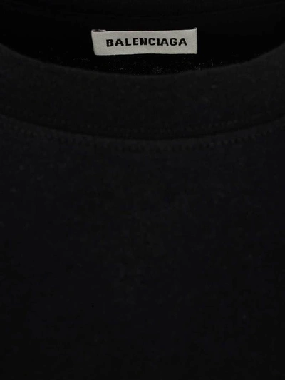 Shop Balenciaga Bb Logo T In Black