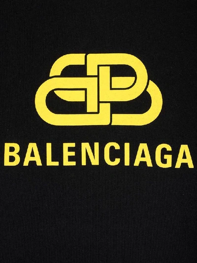 Shop Balenciaga Bb Logo T In Black