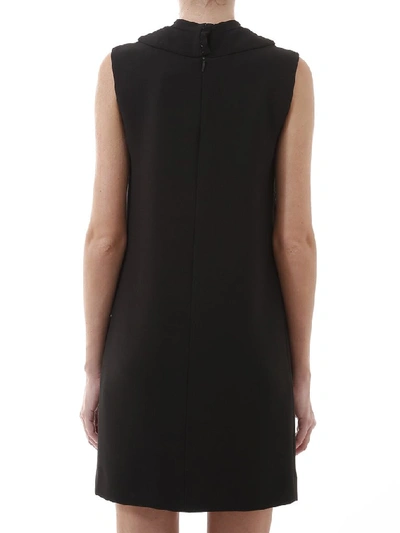 Shop Saint Laurent Sleeveless Mini Dress In Black