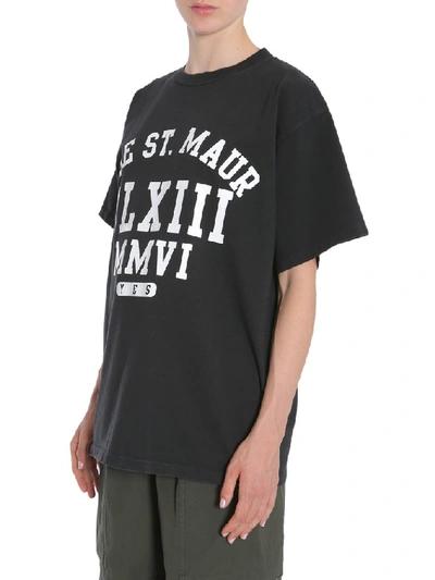 Shop Mm6 Maison Margiela Oversized Fit T In Black