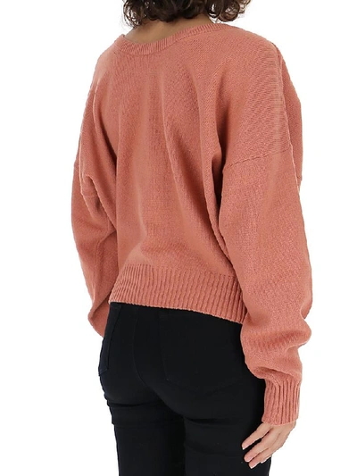 Shop See By Chloé Scooped Neck Sweater In Orange