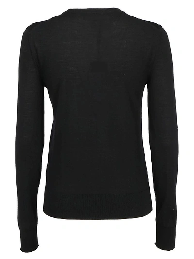 Shop Dolce & Gabbana Eleganza Script Sweater In Black