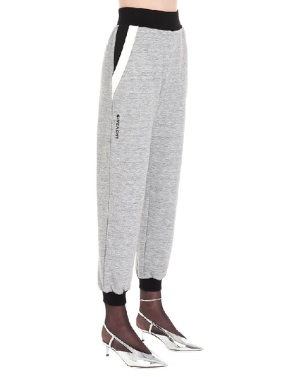 Shop Givenchy Contrasting Trim Sweatpants In Multi