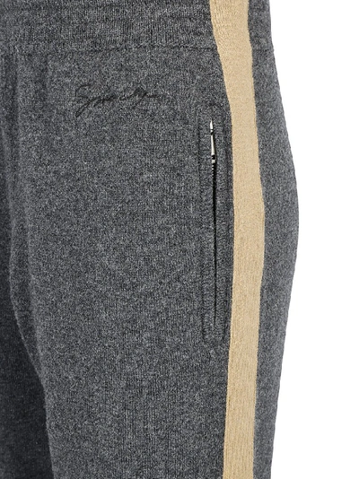 Shop Givenchy Stripe Detail Sweatpants In Multi