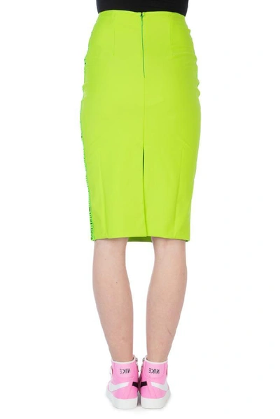 Shop Gcds Logo Band Skirt In Green