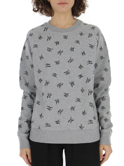 Shop Marc Jacobs X New York Magazine Printed Sweater In Grey