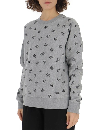Shop Marc Jacobs X New York Magazine Printed Sweater In Grey