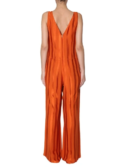 Shop Golden Goose Deluxe Brand Galaxy Print Jumpsuit In Orange
