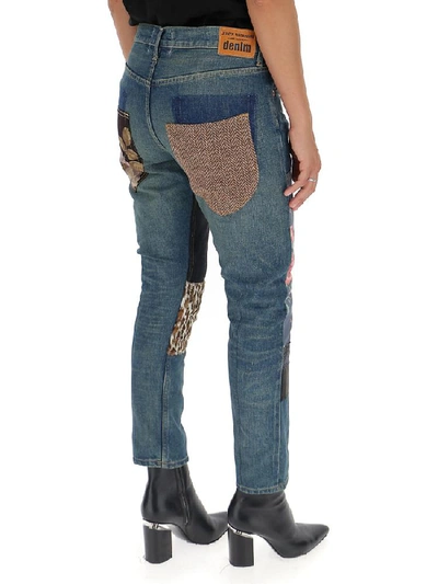 Shop Junya Watanabe Patchwork Jeans In Blue