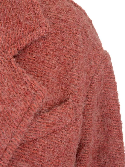 Shop Isabel Marant Étoile Dante Coat In Pink