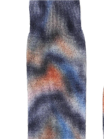 Shop Missoni Tie Dye Print Socks In Multi