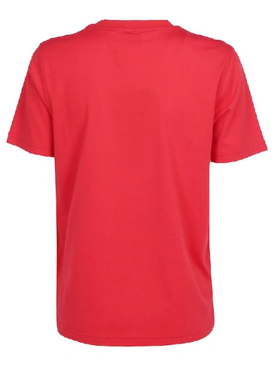 Shop Burberry Logo Print T In Red