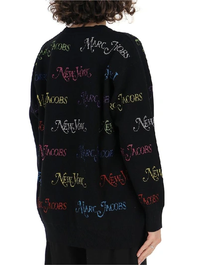 Shop Marc Jacobs X New York Magazine Logo Sweater In Black