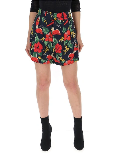 Shop R13 Floral Print Shorts In Multi