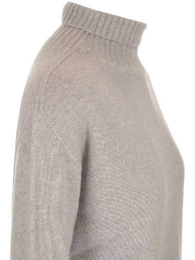 Shop Max Mara 's  Turtleneck Pullover In Grey