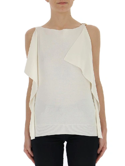 Shop Chloé Cascade Tank Top In White