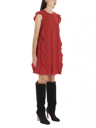 Shop Red Valentino Ruffled Midi Dress