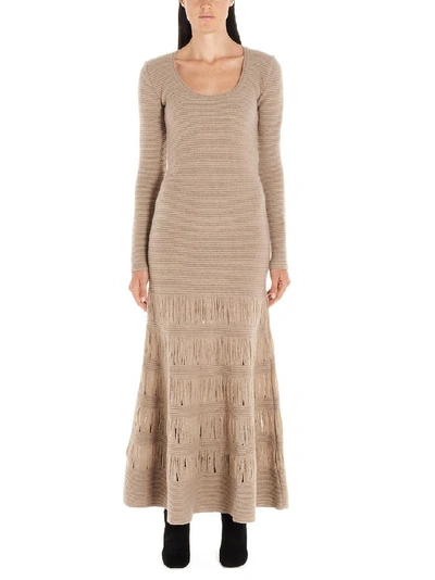 Shop Gabriela Hearst Ivanov Dress In Beige