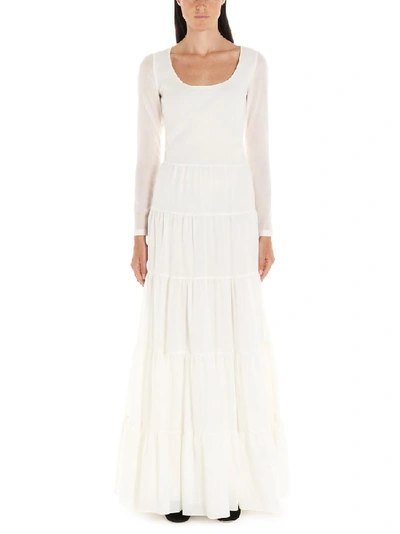 Shop Gabriela Hearst Slava Dress In White