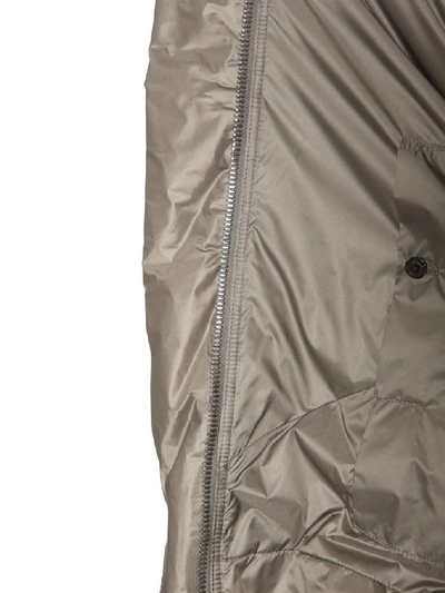 Shop Rick Owens Upholstered Draped Jacket In Grey
