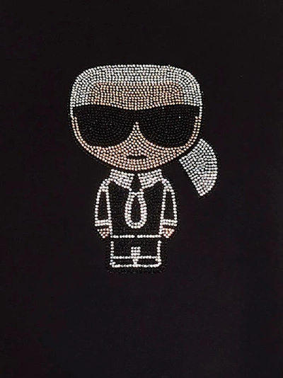Shop Karl Lagerfeld Iconic Karl Sweatshirt In Black