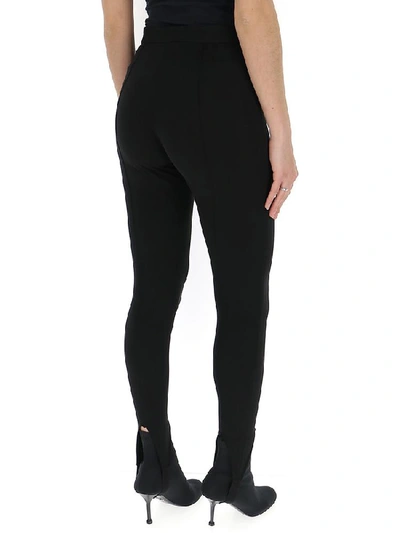 Shop Givenchy Stirrup Leggings In Black