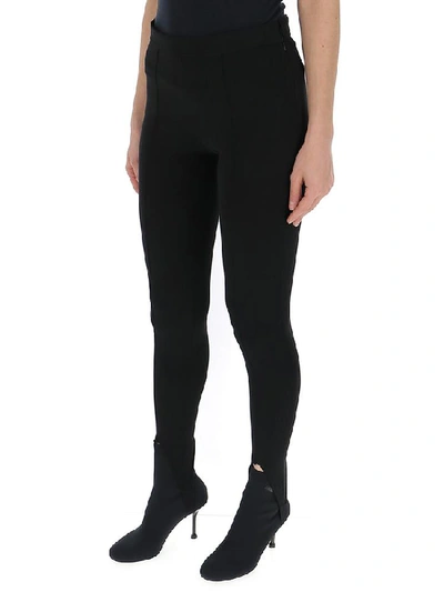 Shop Givenchy Stirrup Leggings In Black