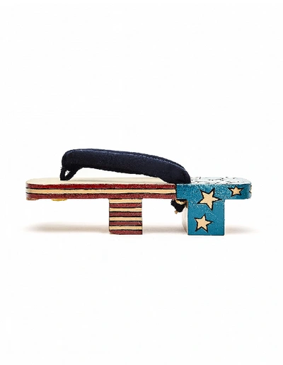 Visvim American Flag Greta Sandals In White