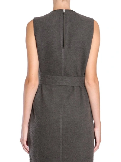 Shop Rick Owens Sleeveless Tunic Top In Grey