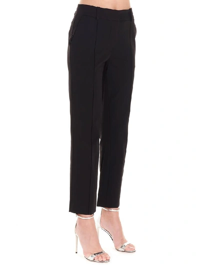 Shop Diane Von Furstenberg Tia Trousers In Black