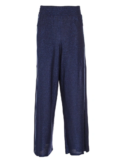 Shop Golden Goose Deluxe Brand Sophie Wide Leg Pants In Navy