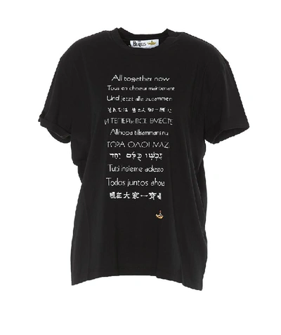 Shop Stella Mccartney All Together Now Printed T In Black