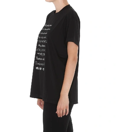 Shop Stella Mccartney All Together Now Printed T In Black