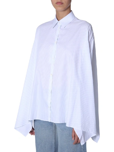 Shop Maison Margiela Classic Oversize Shirt In White