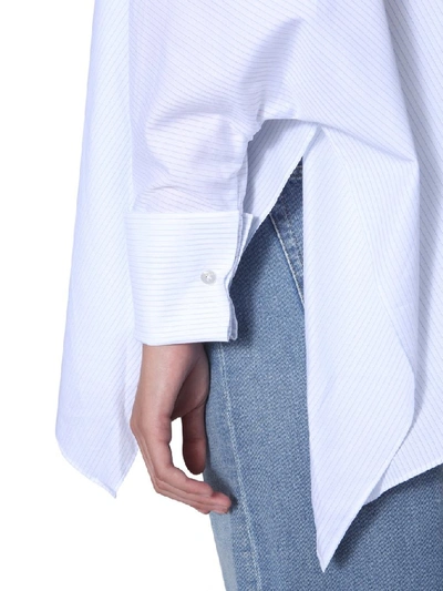 Shop Maison Margiela Classic Oversize Shirt In White