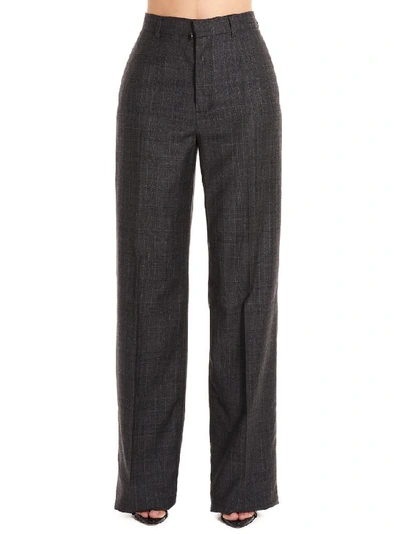 Shop Dsquared2 Checkered Double Breasted Two Piece Suit In Grey